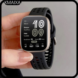 สายยางสําหรับ Amazfit Bip 6 สายรัดกีฬา Breathable สายรัดข้อมือซิลิโคนอ่อนนุ่ม Repalcement เข็มขัดอุปกรณ์เสริมสําหรับ Smartwatch Amazfit Bip 6
