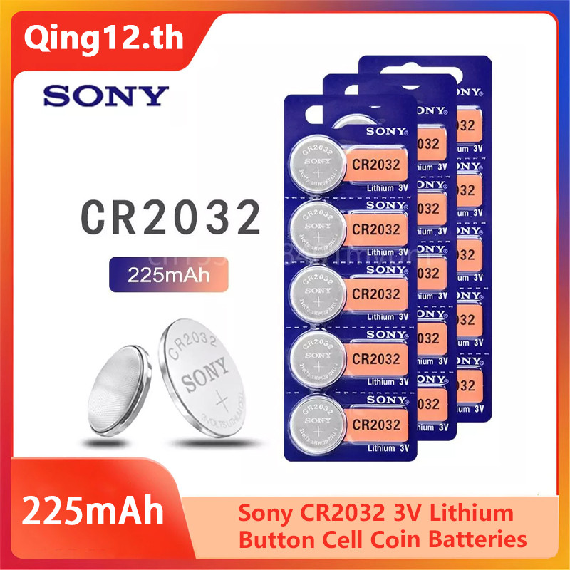 SONY CR2032 CR 2032 DL2032 ECR2032 BR2032 แบตเตอรี่ลิเธียม 3Vสําหรับนาฬิกาของเล่นเครื่องคิดเลขรถRemo