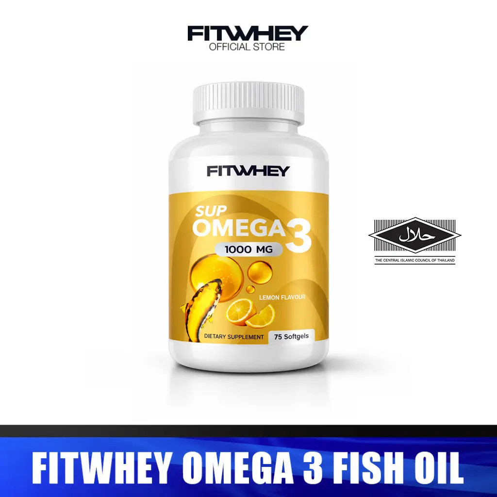 FITWHEY SUPPLEMENTS SUPER OMEGA 3 | (EPA 400 mg. | DHA 300 mg.)
