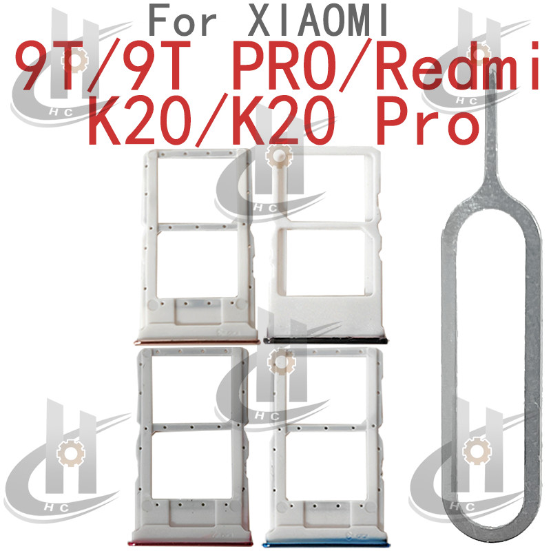 สําหรับ Xiaomi 9T Pro / Redmi K20 Pro ถาดซิมการ์ดผู้ถือการ์ด Reader SD Slot อะแดปเตอร์อะไหล่