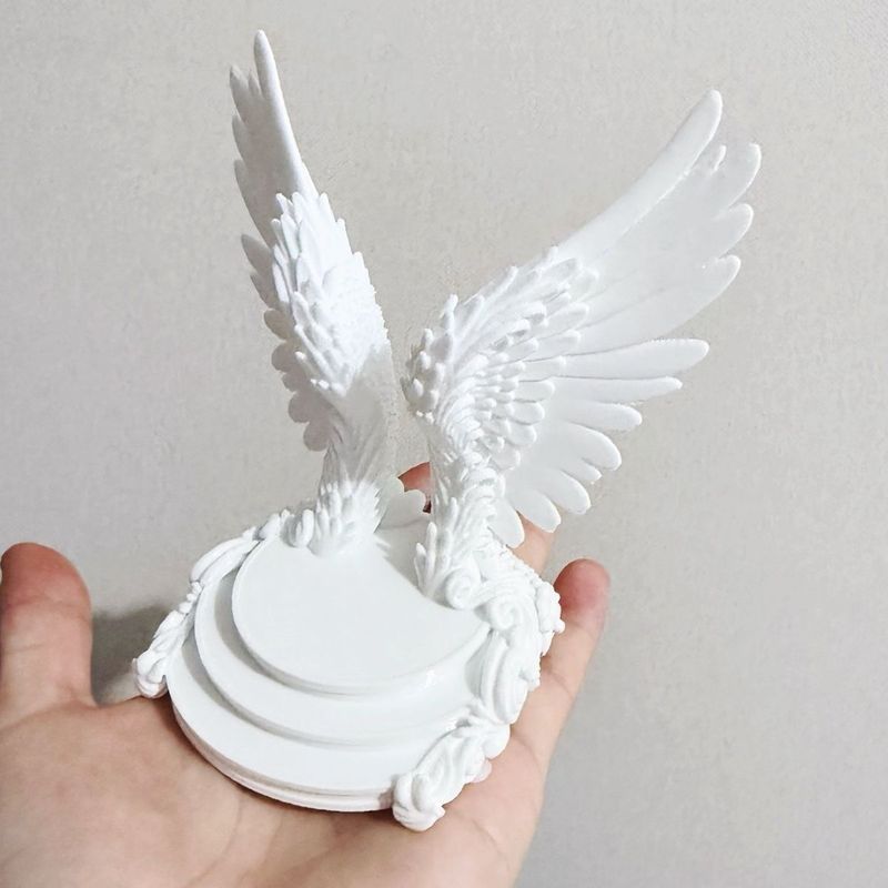 Creative High-End Angel Wings โต๊ะเดสก์ท็อปของเล่น Hand-Made Storage ตารางขาตั้งจอแสดงผล Angel Wings Angel เครื่องประดับเท่านั้น Focus บน High-End บ้านสินค้า yes