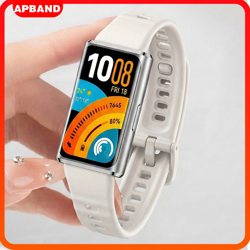 สายยางซิลิโคน for Smartwatch Huawei Band 11/ 11 Pro อุปกรณ์เสริมสายรัดข้อมือสายรัดข้อมือแบบปรับได้ for Huawei Band 11