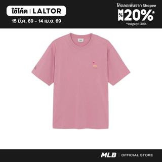 MLB เสื้อยืด ยูนิเซ็กซ์ Basic Colorful Street Logo Over Fit …