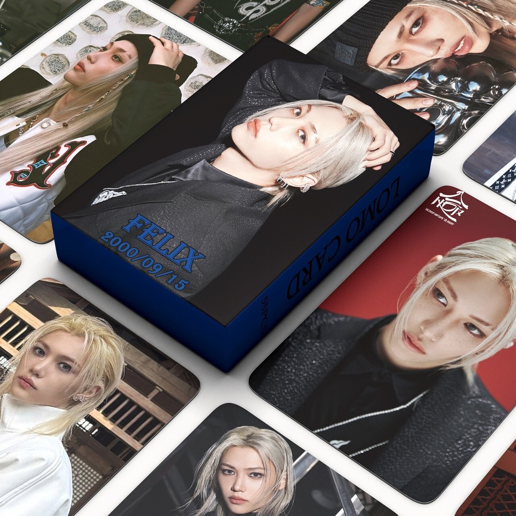 Lee Felix Felix Single Link 55 แผ่น StrayKids Lee Dragon Felix Photocard Merchanded Collection Card 