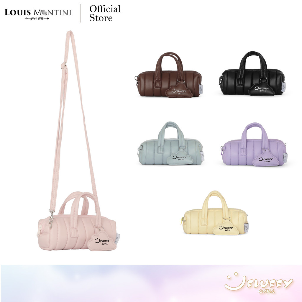 Louis Montini (Fluffy Cutie) กระเป๋าใส่เครื่องเขียน Fluffy Cutie Mini Pencil Bag FFB21