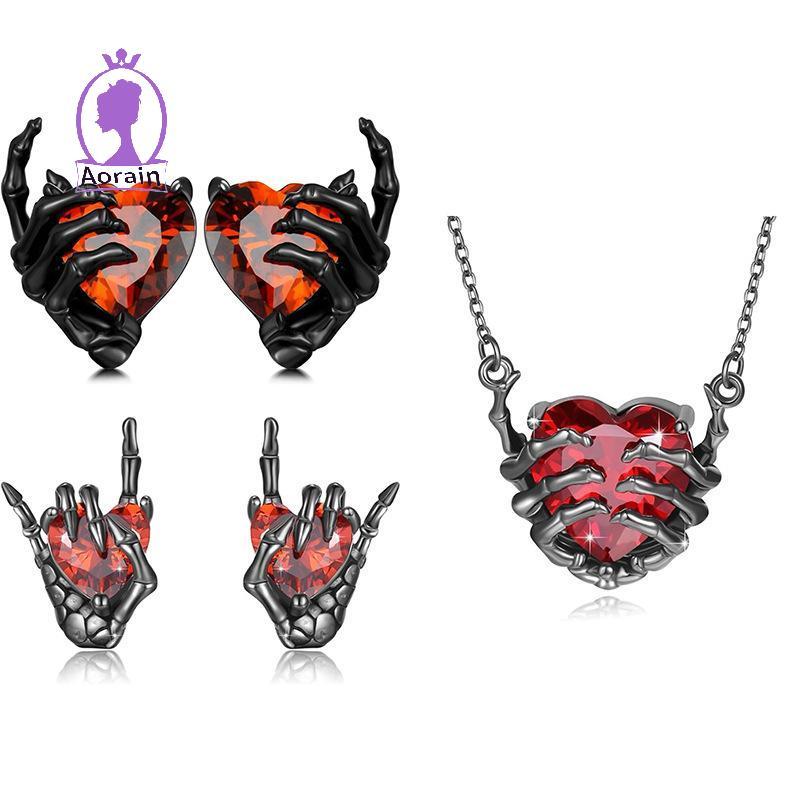 # ANTH # Ghost Claw จี้ต่างหูผู้หญิง Palm Love Dangle ชุดอีสเตอร์ฮาโลวีนแฟชั่น Holiday Party เครื่องประดับ . ราคา ถูกที่สุด ดีลบีเคเค แกลเลอรีภาพที่ 2