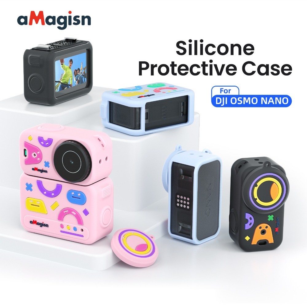 เหมาะสําหรับ DJI OSMO NANO กล้องกีฬาซิลิโคนฝาครอบป้องกัน Body Cover อุปกรณ์ป้องกัน CASE