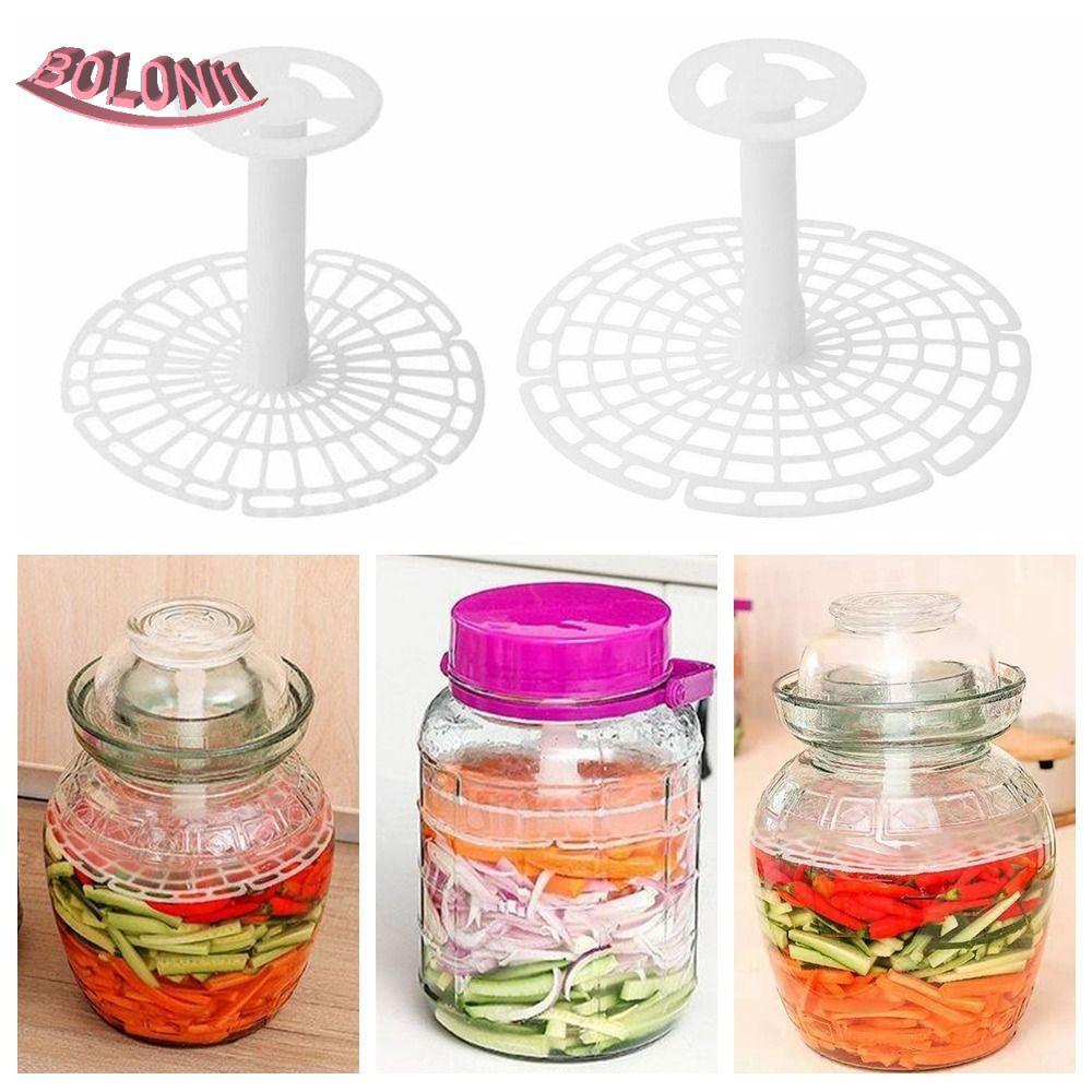 BO Pickle Jar Press, ปรับทํากิมจิขวดความดันอุปกรณ์, Compaction เกาหลีในกิมจิ 15/19 ซม. ซอสร้อนพลาสติก