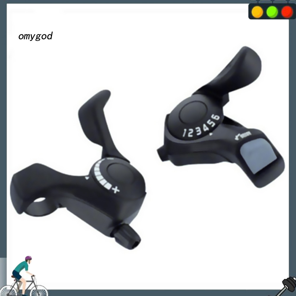 OMG จักรยานเสือภูเขาจักรยาน Thumb Gear Shifter 3x7 Speed Shifter Lever ชุดสําหรับ S=himano