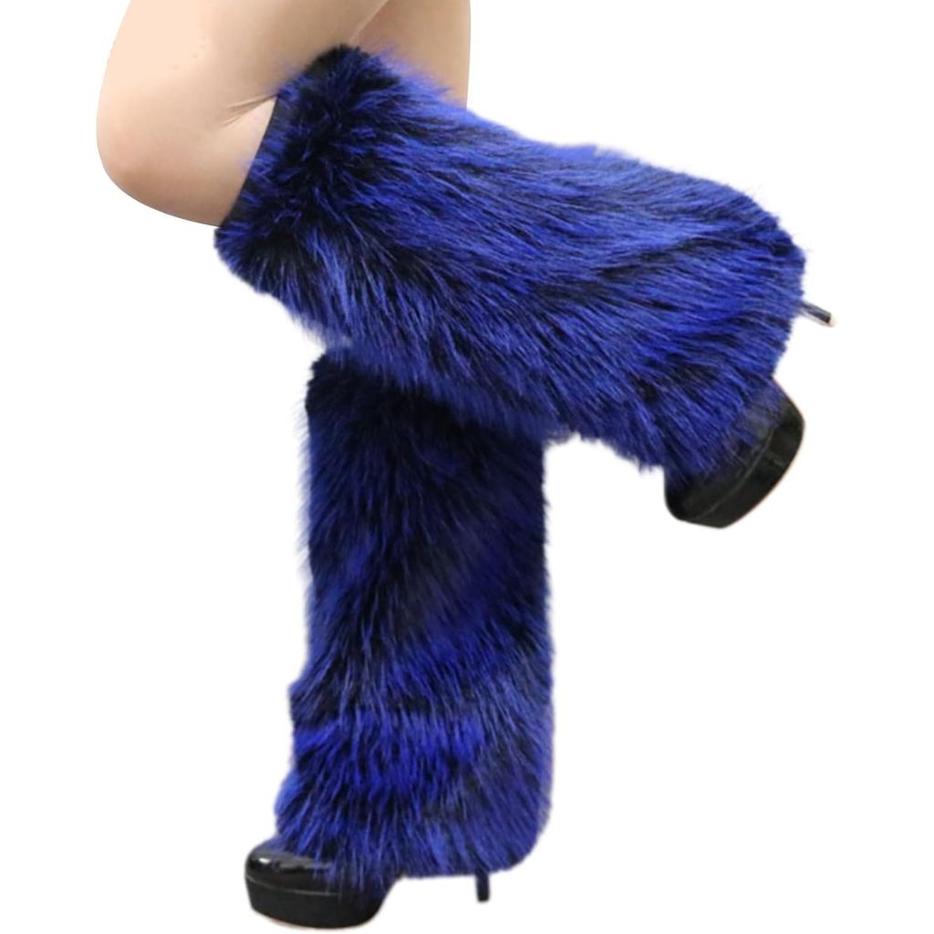 ถุงเท้า femur faux plush สีทึบ ออกแบบพิเศษสำหรับปาร์ตี้และความอบอุ่นในฤดูหนาว