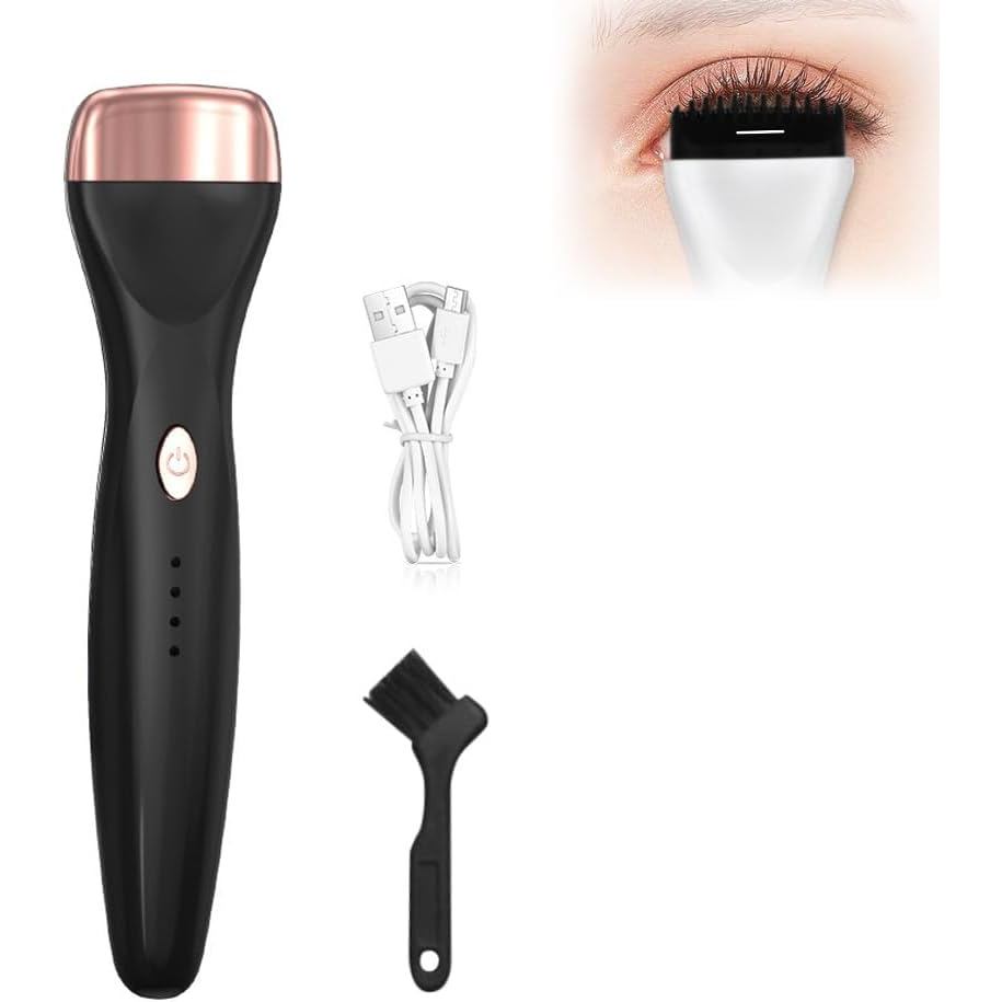 5D Push Heated Eyelash Curler ไฟฟ้า 3 โหมด Eye Lashes Eyelash Grafting แต่งหน้าติดทนนานเครื่องมือ Ho