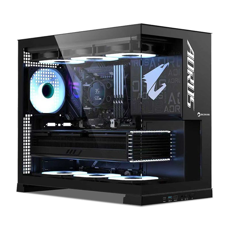 Gigabyte 14600KF/14400F/5060 กราฟิกการ์ดเดสก์ท็อป DIY โฮสต์เกมเกมประกอบคอมพิวเตอร์ทั้งเครื่อง