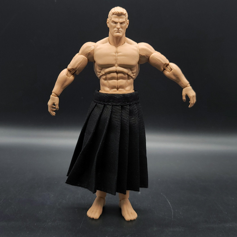1/12 ทหารเสื้อผ้าอุปกรณ์เสริม GWTOYS Samurai กระโปรง 20 ซม.รูปตุ๊กตา Vtoys กล้ามเนื้อ Body Culottes