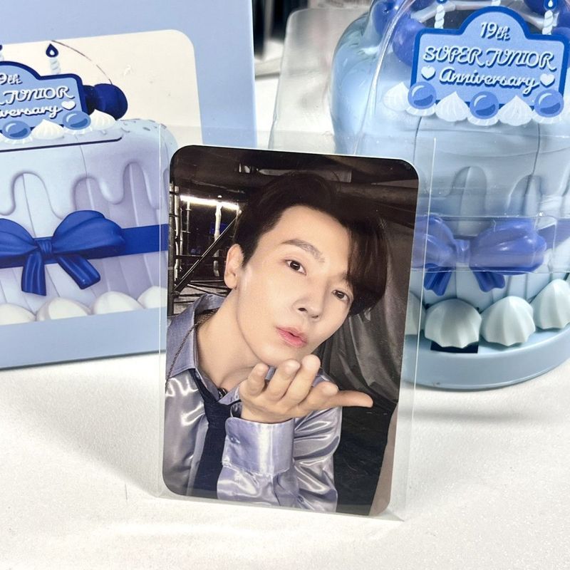 [ของแท้อย่างเป็นทางการ] Shipment super Junior 19th Anniversary Merchandise Lee Donghai Party Cake Ca