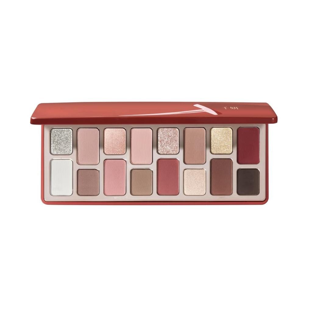 Cheeryep Qianyan 16 Color Eye Shadow Palette สีชมพูสีน้ําตาลคาวบอยสีฟ้า Multicolor Matte Pearl Smoky