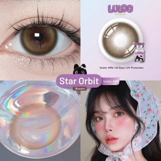 🔥คอนแทคเลนส์💕ขนาดบิ๊กอาย💕Brown / Gray💕Star Orbit (LULOO)