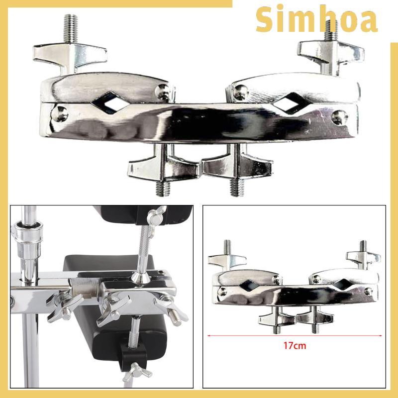 [SIMHOA] Metal Durable Drum Clip Clamp Mount Multi Clamp Cymbal Stand Mount Holder