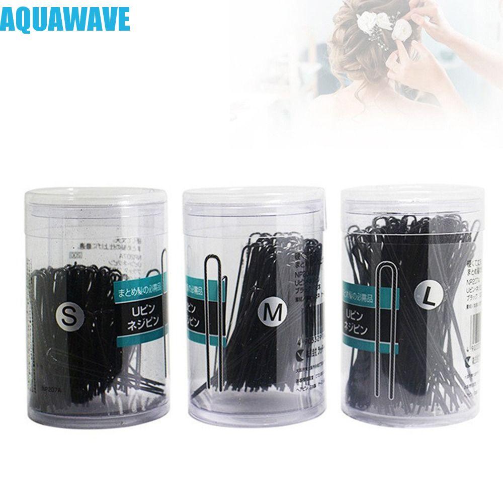 กิ๊บติดผม AQUAWAVE, คลิปรูปตัวยูแบบพกพาที่มองไม่เห็น, คลิปจับร้านทําผมที่ทนทานน้ําหนักเบา Barrette ทนต่อการสึกหรอสําหรับผู้หญิง