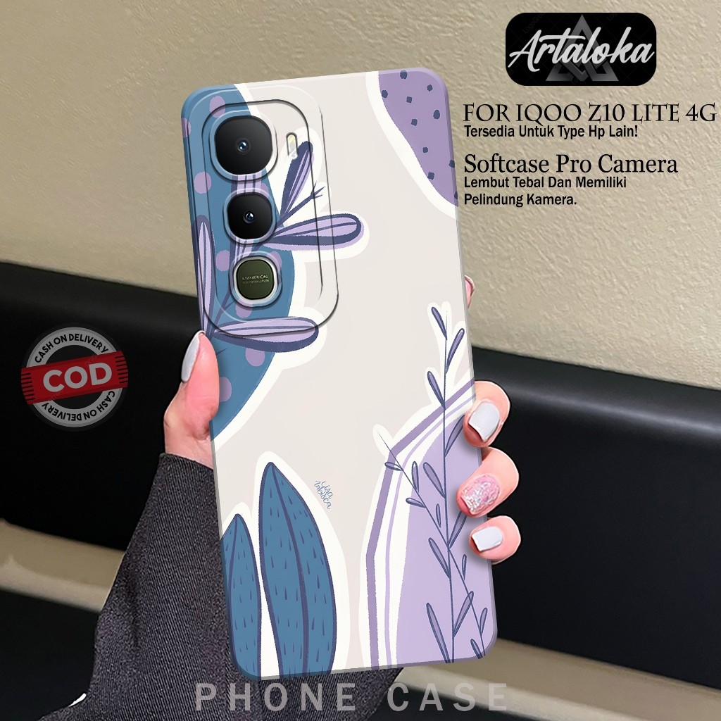 Softcase Hp IQOO Z10 LITE 4Gแฟชั่นรูปแบบKesing IQOO Z10 LITE 4GซิลิโคนTPU Proกล้องIQOO Z10 LITE 4Gฝา