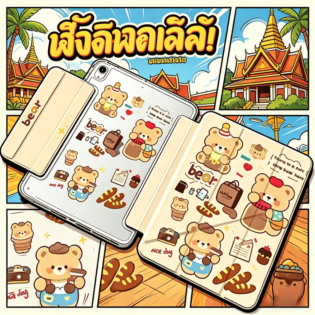 เคสป้องกัน Ke'a สำหรับ iPad Air 11/iPad Pro 11/รุ่นที่ 11, iPad Air 6/5/4 (10.9 นิ้ว), iPad mini 6/7