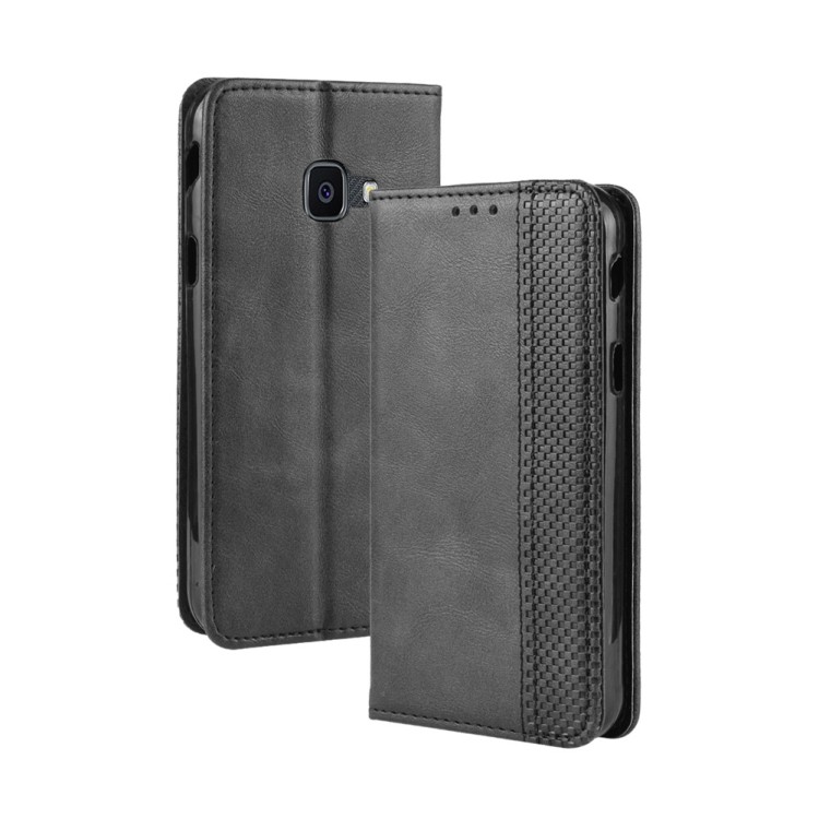 พร้อมส่ง Buckle Retro Crazy Horse Texture ซองหนังพลิกแนวนอนสําหรับ Galaxy Xcover 4s / Xcover 4 , wit