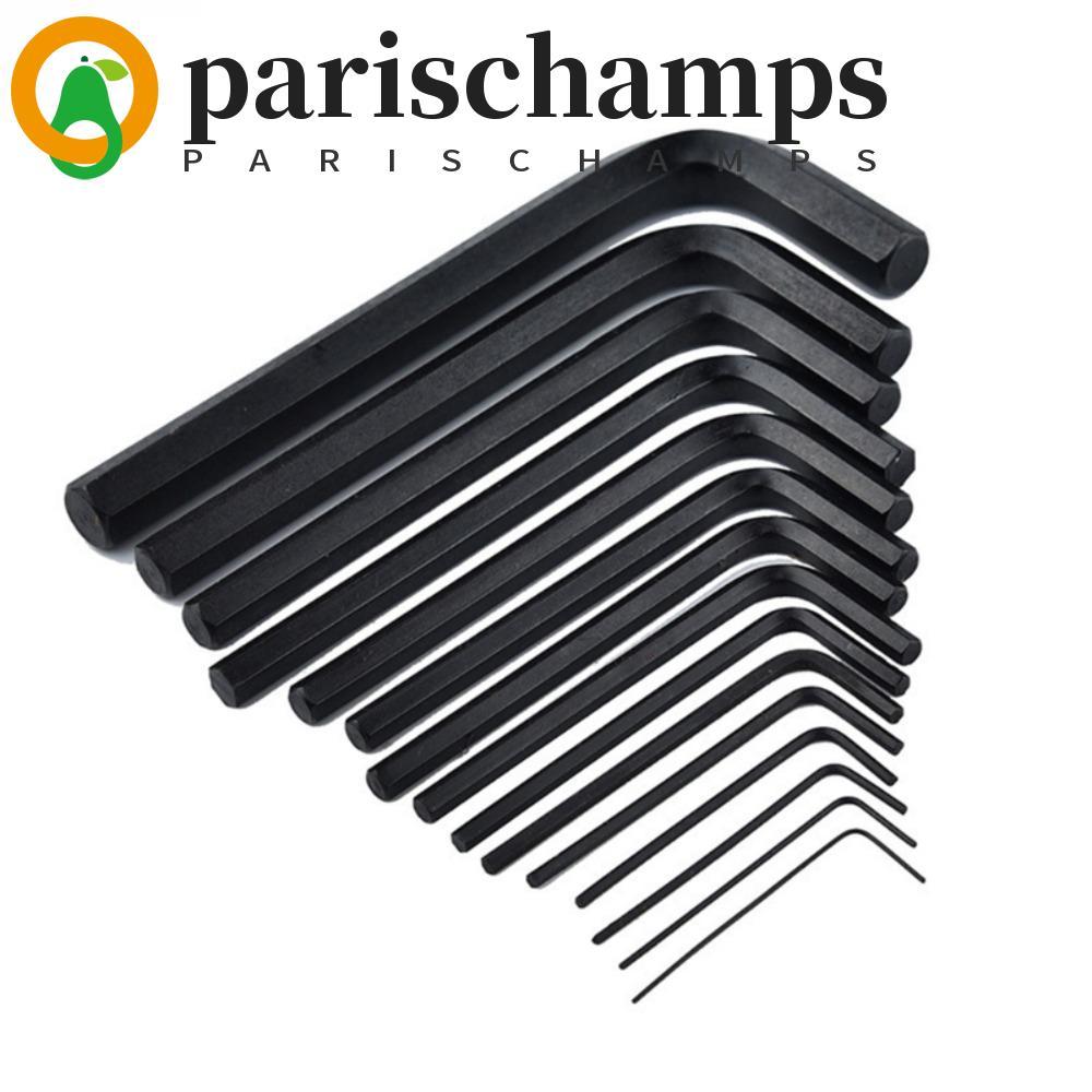 PARISCHAMPS Allen Key Hex ชุดเมตริก Imperial สําหรับซ่อมจักรยานแขนหัวแบนชุดเครื่องมือ Spanner ชุดกุญ