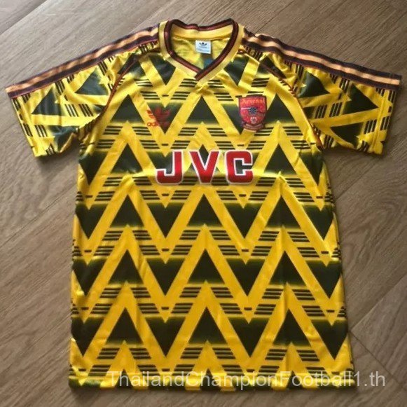 Retro SSS+Retro Vintage Classic Arsenal Banana Brushed Away Jersey 91