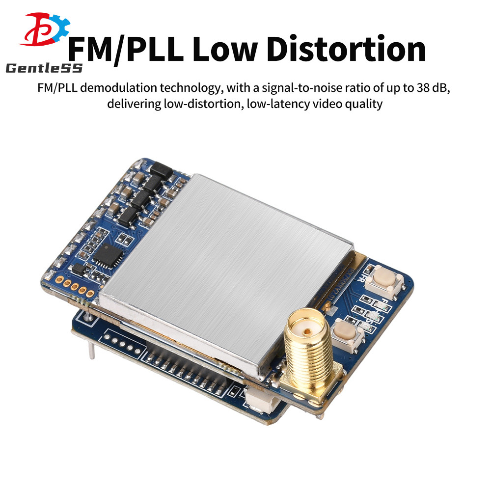 VRX-75D 6.1–7.2GHz Bandwidth 7.2GHz Video Receiver VRX Video Transmission Receiver FPV Video Receive