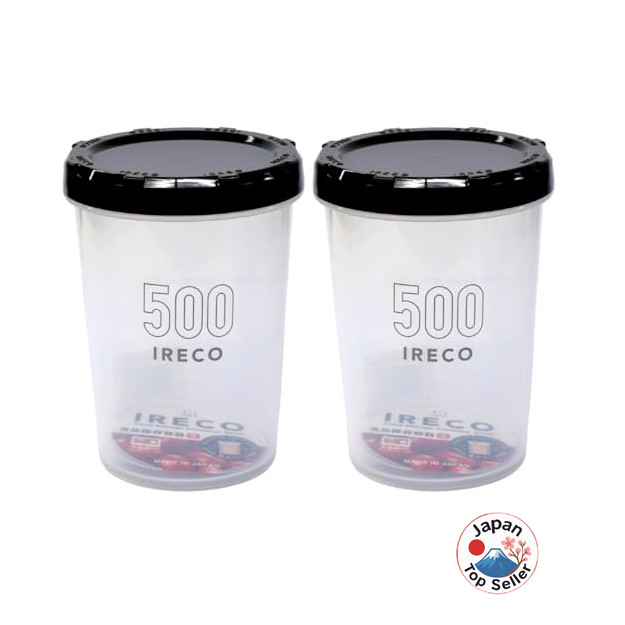 【ผลิตในญี่ปุ่น】กล่องเก็บอาหาร KOKUBO IRECO ขนาด S 500ml ทนล้างจาน ดีไซน์ทันสมัย ซีลแน่น พร้อมฝา ภาชน