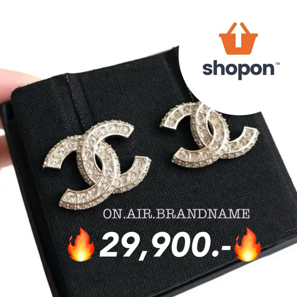New Chanel classic earrings ต่างหู สวยมาก ขายดี รุ่นนี้ต้องเก็บค่ะ