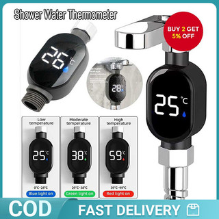 New Shower Water Thermometer LED Display Waterproof Bath Thermostat Intelligent Touch Display GL
