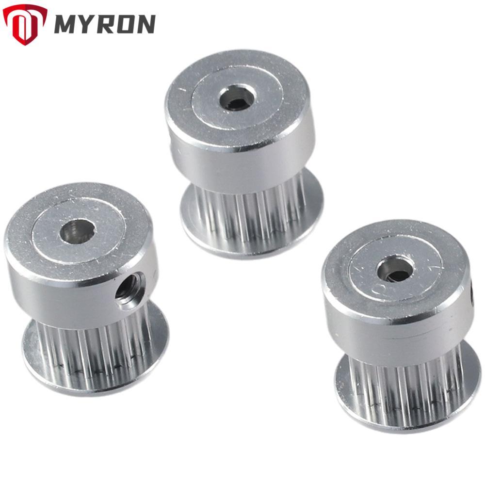 MYRON 10 ชิ้น GT2 Idler Pulley, 6 มิลลิเมตรกว้าง 16 ฟัน GT2 Timing Belt Idler Pulley, GT2 Pulley Bor