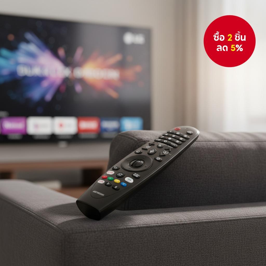 รีโมทคอนโทรลอินฟราเรด MR20GA LG AKB75855501 (ไม่รองรับฟังก์ชันเสียงและชี้ตําแหน่ง) ใช้ได้กับทีวีสมาร