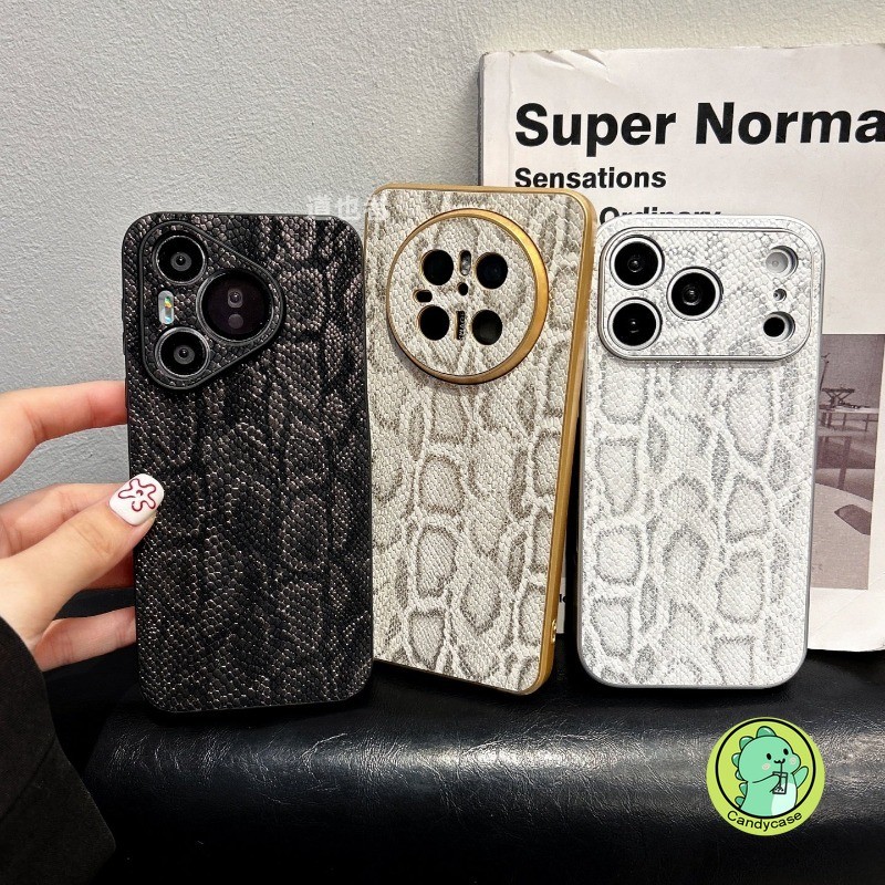 หรูหรา PU หนังงูสําหรับ Redmi หมายเหตุ 15 14 13 Pro Plus SE K90 Pro Max K80 K70 K60 Pro 5G 4G น่ารัก