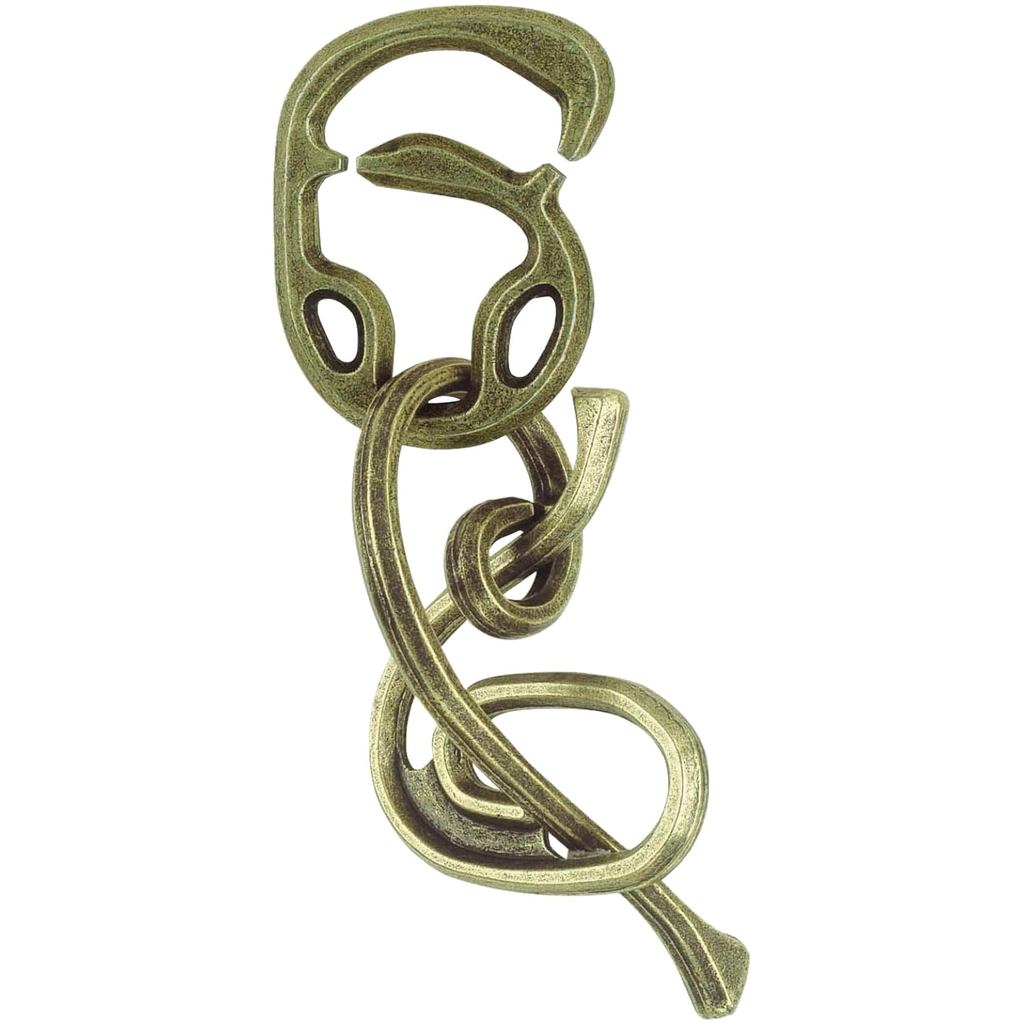 ハナヤマ(HANAYAMA) ปริศนาแกะง่าย "Huzzle" รุ่น CAST ENIGMA ความท้าทายระดับ 6 สำหรับคนรักความคิดสร้างสรรค