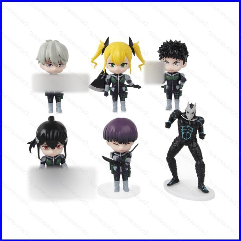 6pcs Kaiju No 8 Action Figure รุ่น Q KAFKA HIBINO RENO ICHIKAWA Ashiro Mina ตุ๊กตาของเล่นของขวัญ