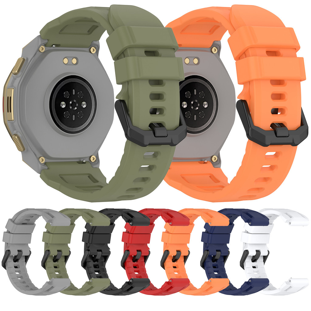 สายรัดซิลิโคนสําหรับ Huami Amazfit T-REX 3 Pro (44 มม.) สําหรับสายรัดข้อมือสร้อยข้อมือ Amazfit T-rex
