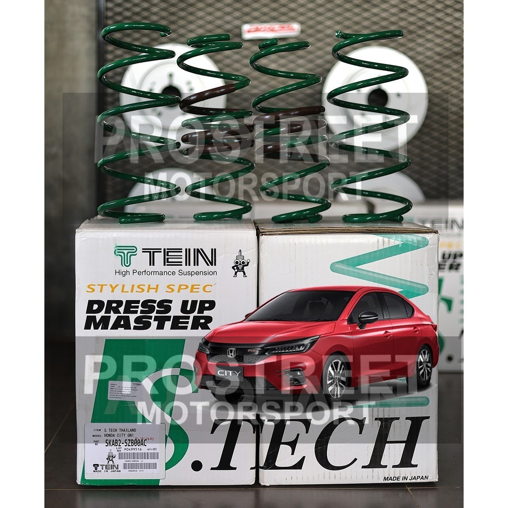 สปริงโหลด TEIN S-TECH ตรงรุ่น Honda City GN1 GN7 1.0 Turbo 4 ประตู, 5 ประตู
