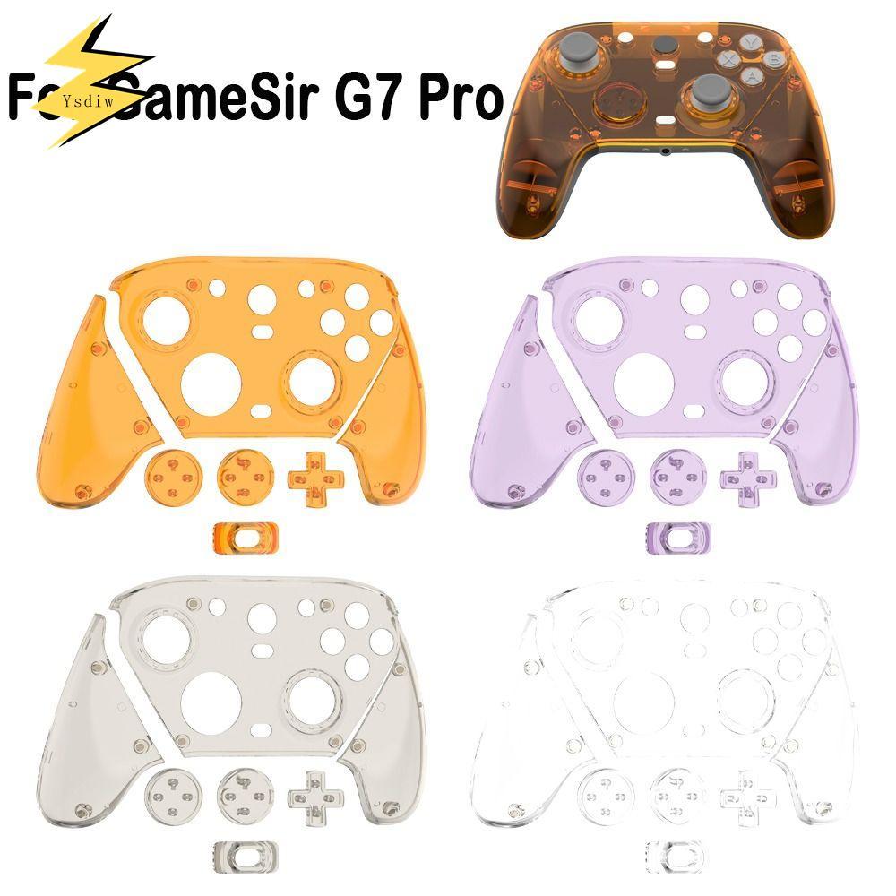 YSDIW Gaming Controller ป้องกัน, เปลี่ยนแม่เหล็กด้านหน้า Faceplate, ตกแต่งโปร่งใสสําหรับ GameSir G7 