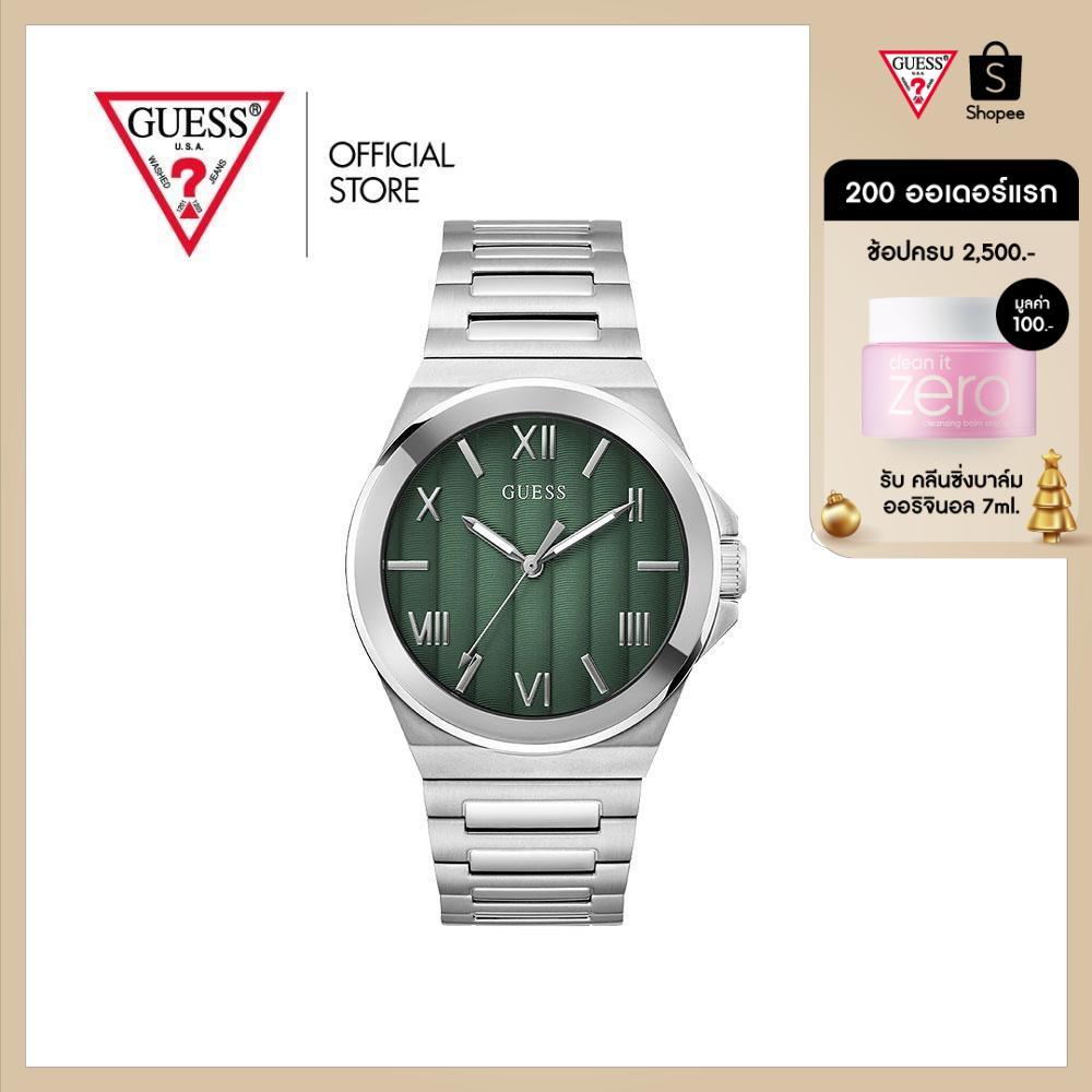 GUESS นาฬิกาข้อมือ รุ่น VINYL GW0789G1 สีเงิน
