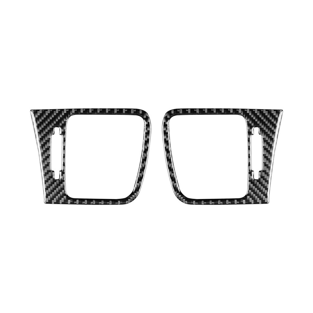 เหมาะสําหรับ Subaru 05-09 Legacy คาร์บอนไฟเบอร์การปรับเปลี่ยนภายในอะไหล่ซ้ายขวา Air Outlet สติกเกอร์