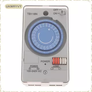 [ukwryvt] 24 ชั่วโมง Mechanical Chronometry Time Switch Timer พร้อมฝาครอบ 110-240V