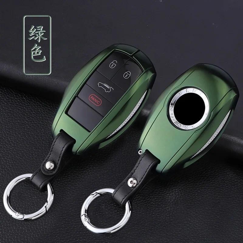 สําหรับ Bentley 2018-2022 Continental Key Cover Adding Yue อลูมิเนียม Key Case Buckle และ Refitting 