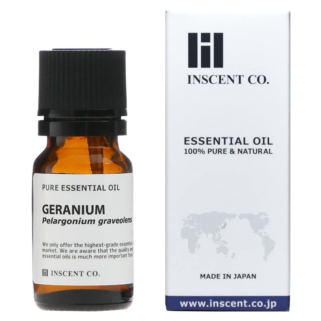 Geranium Essential Oil 10ml, 20ml, 50ml, 100ml - Aromatherapy Oil, AEAJ Certified Pure Essential Oil