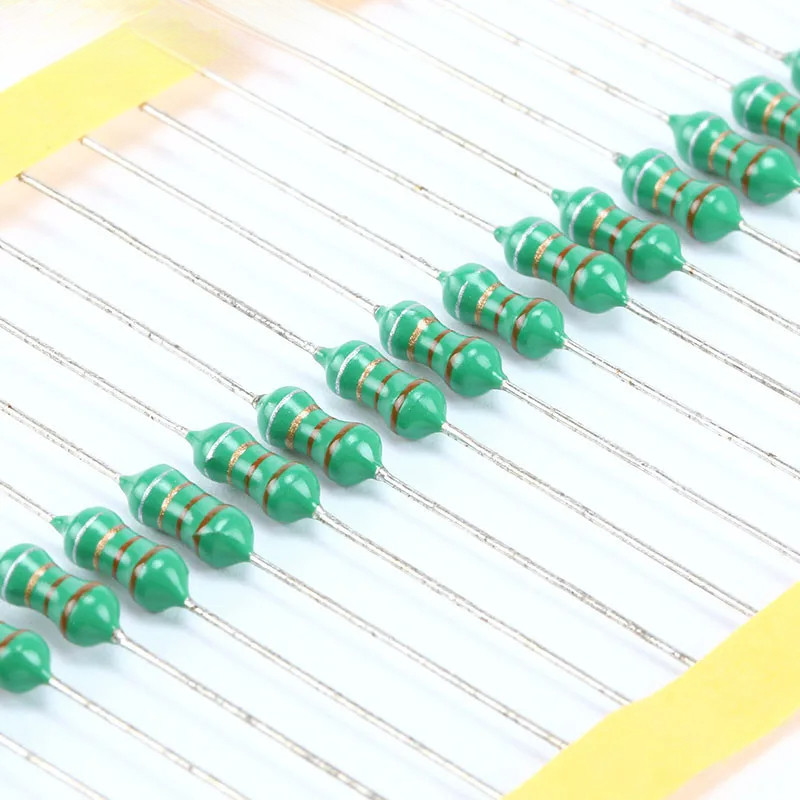 50 ชิ้น/ล็อต 0410 1/2W สีแหวน Inductors 470uh 471k Axial RF Choke Coil เหนี่ยวนํา DIP