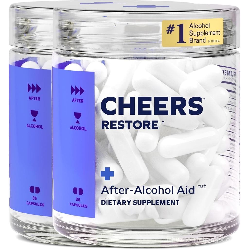Cheers Restore | Supplement with DHM + L-Cysteine | Feel Better After Drinking & Support Your Liver 