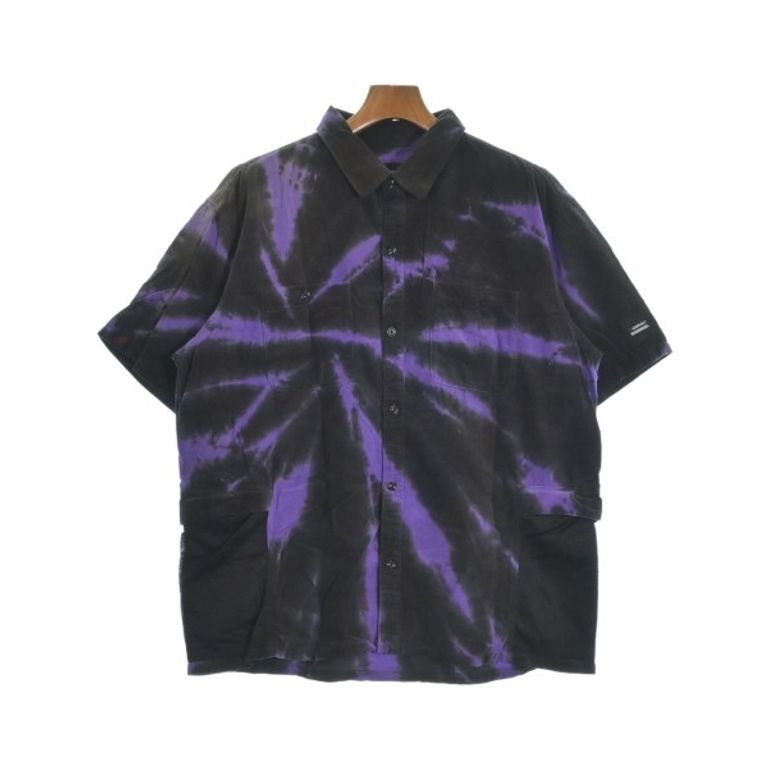 NEIGHBORHOOD neigh Shirt purple overall pattern brown Direct from Japan Secondhand