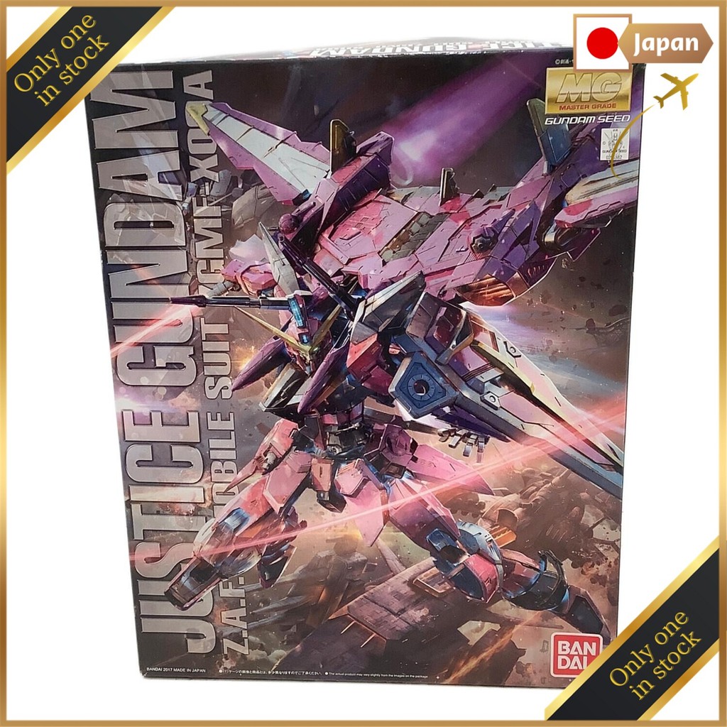 โมเดลกันพลา BANDAI 1/100 MG ZGMF-X09A Justice Gundam จาก "Mobile Suit Gundam SEED" ✨จัดส่งตรงจากญี่ป