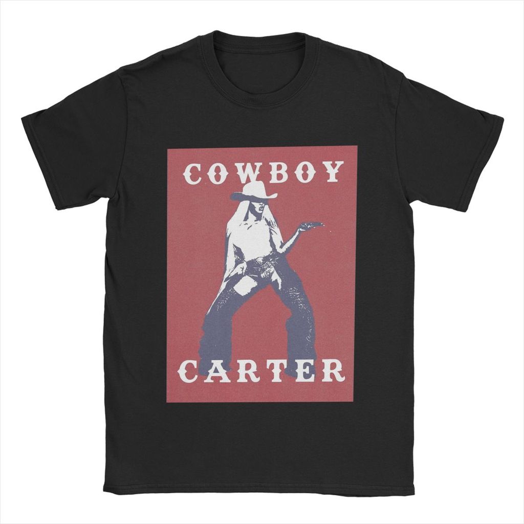 S-5XL Men Cowboy Carter Beyonce T Shirt  Cotton Tops Funny Short Sleeve O Neck Tee Shirt New Arrival