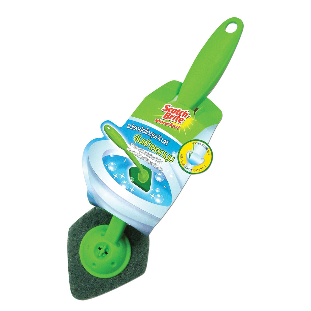 SCOTCH-BRITE แปรงขัดโถสุขภัณฑ์ รุ่นเข้าซอกมุม